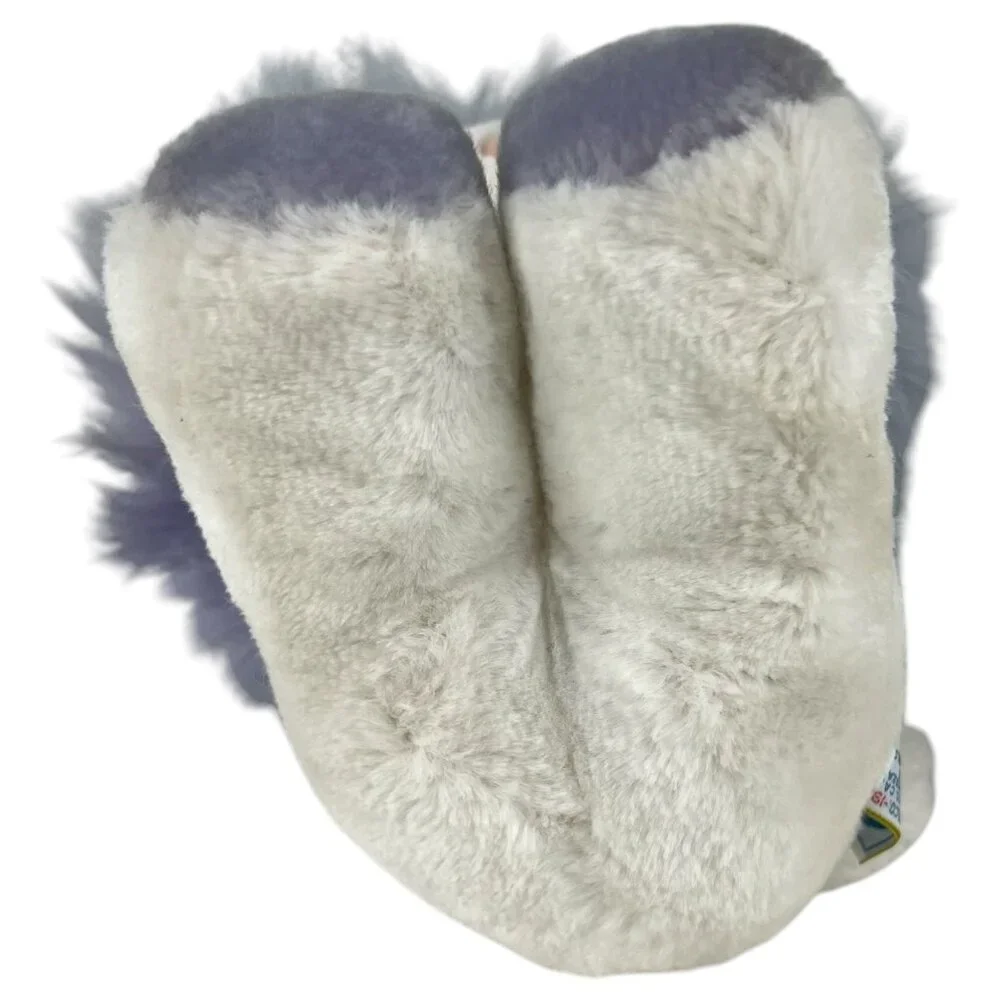 Vintage White Dakin Plush Frou‎ Frou 1982 Purple Blue Hair Nature Babies Flower